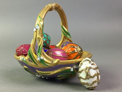 Lot 534 - FABERGE, SPRING EGG BASKET