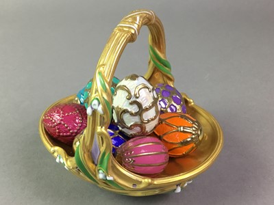 Lot 534 - FABERGE, SPRING EGG BASKET
