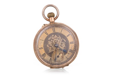 Lot 846 - GOLD CASED FOB WATCH