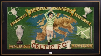 Lot 1514 - CELTIC F.C., VICTORY RUG