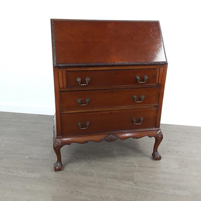 Lot 561 - MAHOGANY BUREAU