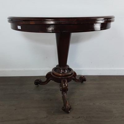 Lot 776 - EARLY VICTORIAN ROSEWOOD CARD TABLE