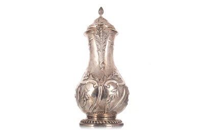 Lot 72 - GEORGE III SILVER HOT WATER POT