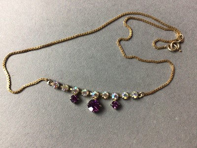 Lot 589 - EDWARDIAN STYLE NECKLACE