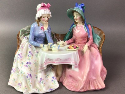 Lot 591 - ROYAL DOULTON FIGURE OF AFTERNOON TEA