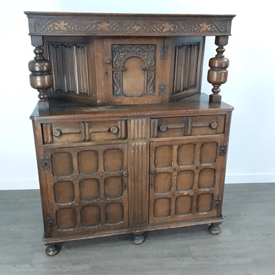 Lot 564 - OAK COURT CUPBOARD