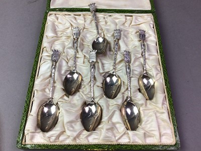 Lot 584 - COLLECTION OF SILVER PLATED CUTLERY