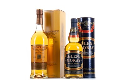 Lot 305 - GLEN MORAY CHARDONNAY FINISH AND GLENMORANGIE 10 YEAR OLD