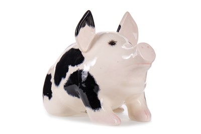 Lot 781 - GRISELDA HILL, WEMYSS POTTERY PIG AND CAT