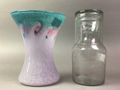 Lot 89 - CHARLOTTE RHEAD FOR CROWN DUCAL PAIR OF STITCH PATTERN VASES