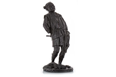 Lot 1046 - KANEDA KENJIRO, TOKYO SCHOOL BRONZE OF A PEASANT