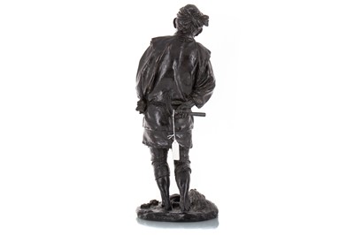 Lot 1046 - KANEDA KENJIRO, TOKYO SCHOOL BRONZE OF A PEASANT