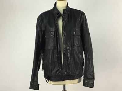 Lot 98 - BLACK BELLSTAFF LEATHER JACKET