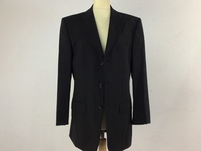 Lot 104 - HUGO BOSS PINSTRIPE SUIT