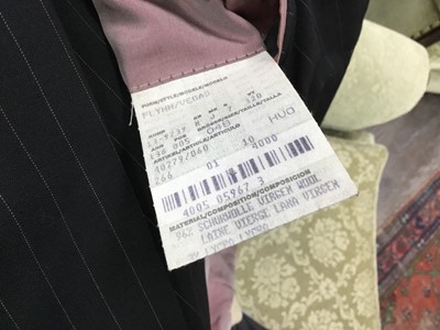 Lot 104 - HUGO BOSS PINSTRIPE SUIT