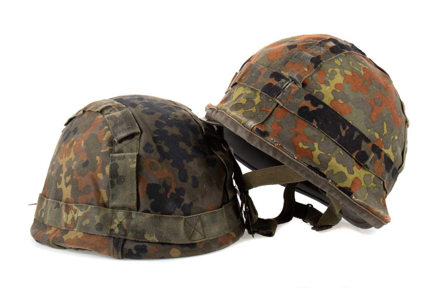 Lot 74 - TWO WEST GERMAN M1960-TYPE HELMETS