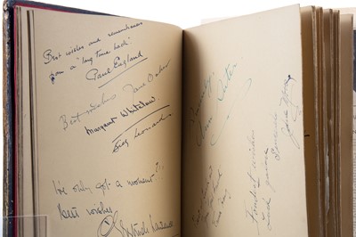 Lot 1100 - INTERESTING AND EXTENSIVE AUTOGRAPH ALBUM RELATING TO THE CAREER OF THE PHOTOGRAPHER 'SASHA'