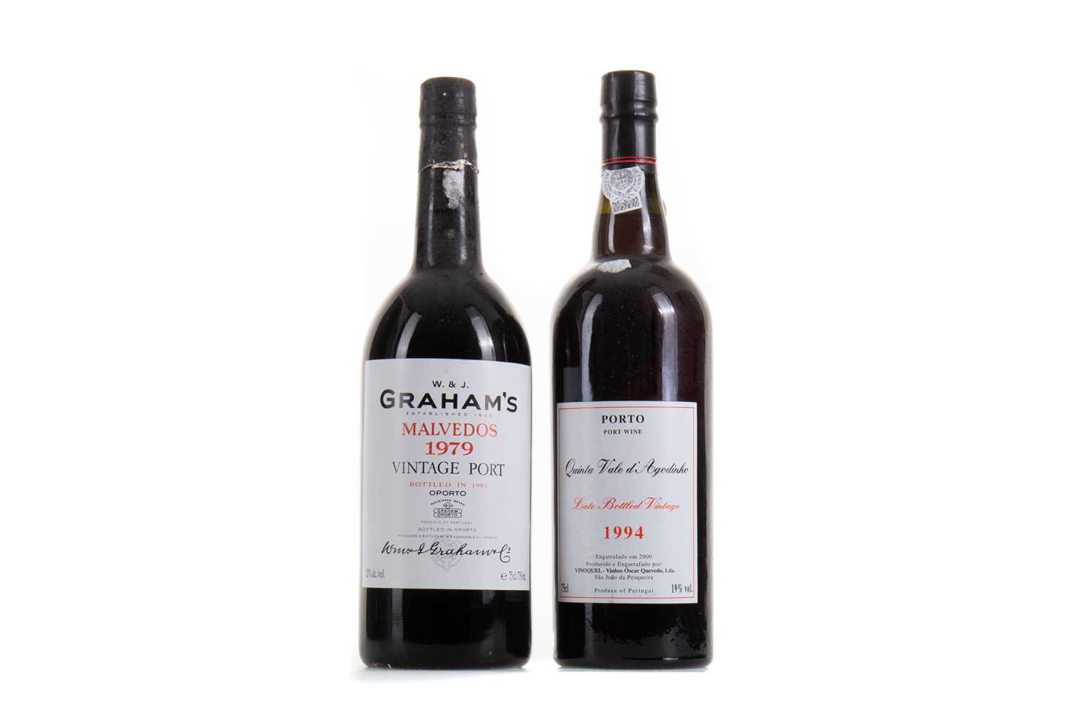Lot 642 - GRAHAM'S MALVEDOS 1979 AND QUEVEDO QUINTA VALE D'AGODINHO 1994 LBV