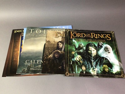 Lot 82 - COLLECTION OF J.R.R. TOLKIEN ILLUSTRATED CALENDARS