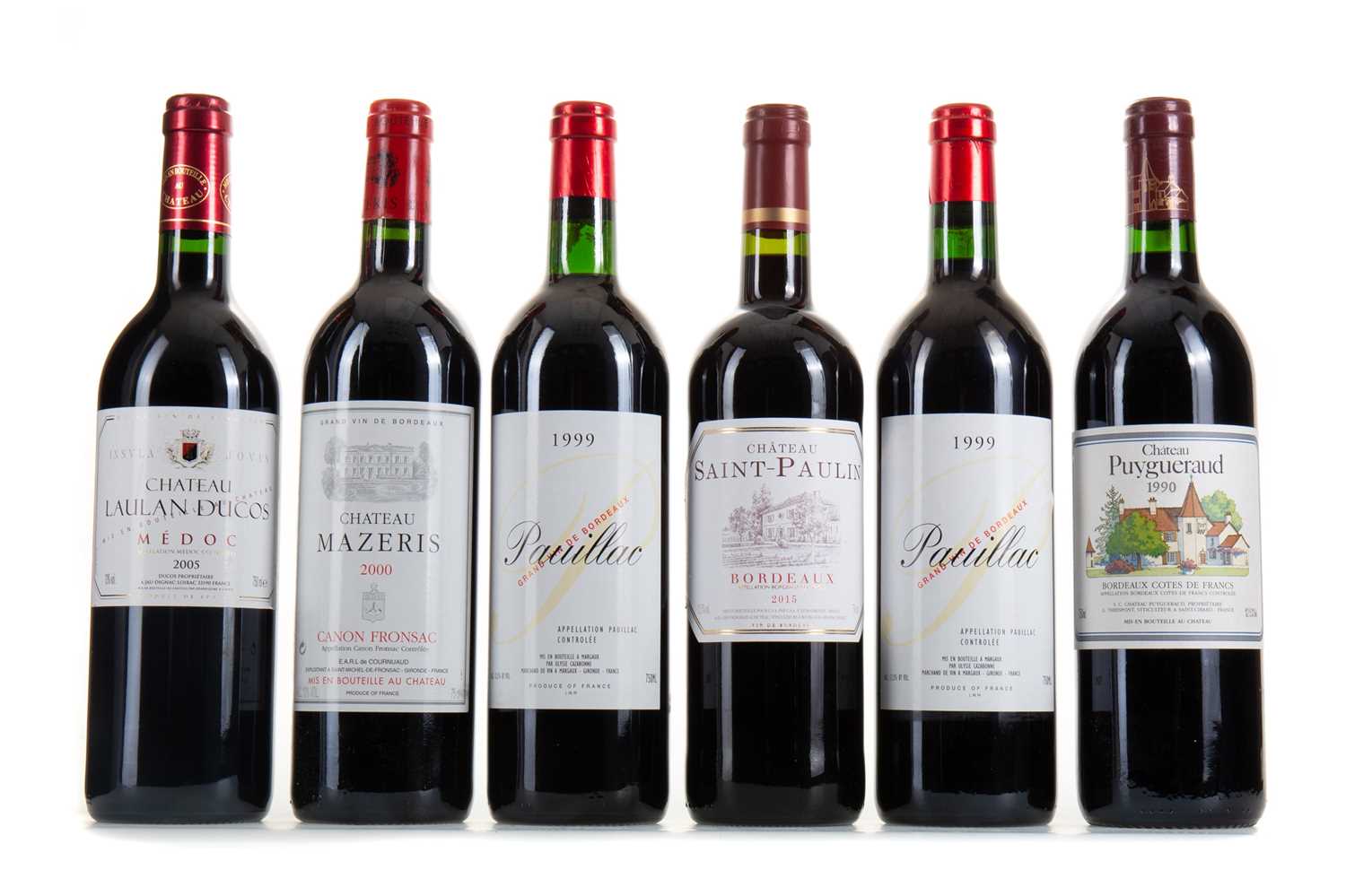 Lot 650 - 6 BOTTLES OF BORDEAUX
