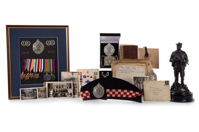 Lot 86 - ARGYLL & SUTHERLAND HIGHLANDERS INTEREST, MEDAL GROUP AND RELATED ITEMS