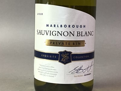 Lot 158 - SEVEN BOTTLES OF NEW ZEALAND SAUVIGNON BLANC WHITE WINE