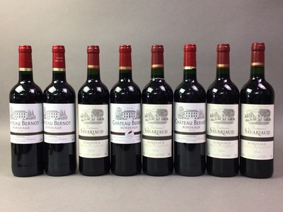 Lot 166 - EIGHT BOTTLES OF FRENCH RED BORDEAUX WINE