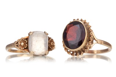 Lot 561 - TWO GEM SET RINGS