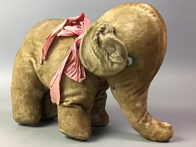 Lot 148 - STRAW FILLED ELEPHANT TOY