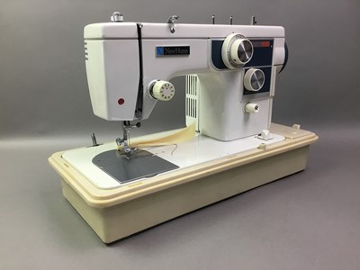 Lot 201 - NEW HOME PORTABLE ELECTRIC SEWING MACHINE