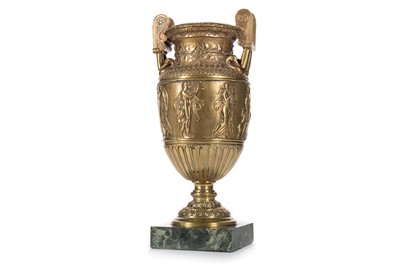 Lot 794 - CAST AND POLISHED BRONZE NEO-CLASSICAL URN