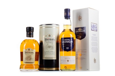 Lot 360 - ROYAL LOCHNAGAR 12 YEAR OLD AND ABERFELDY 12 YEAR OLD