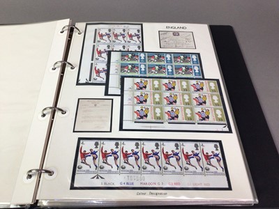 Lot 271 - GROUP OF FOOTBALL STAMPS, BADGES AND STICKERS