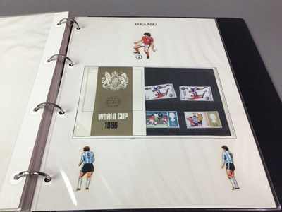 Lot 271 - GROUP OF FOOTBALL STAMPS, BADGES AND STICKERS