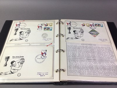 Lot 271 - GROUP OF FOOTBALL STAMPS, BADGES AND STICKERS