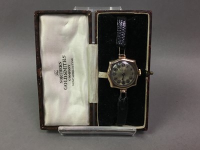 Lot 255 - NINE CARAT GOLD LADIES ROLEX WRIST WATCH