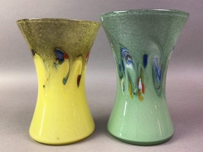 Lot 269 - TWO STRATHEARN GLASS VASES
