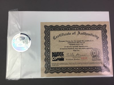 Lot 172 - DC COMICS, STAN LEE SIGNED COMIC