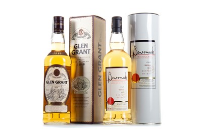 Lot 405 - GLEN GRANT 10 YEAR OLD AND BENROMACH TRADITIONAL