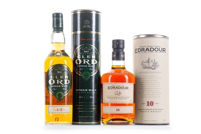 Lot 409 - EDRADOUR 10 YEAR OLD AND GLEN ORD 12 YEAR OLD