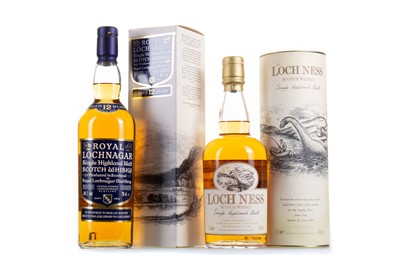 Lot 414 - ROYAL LOCHNAGAR 12 YEAR OLD AND LOCH NESS