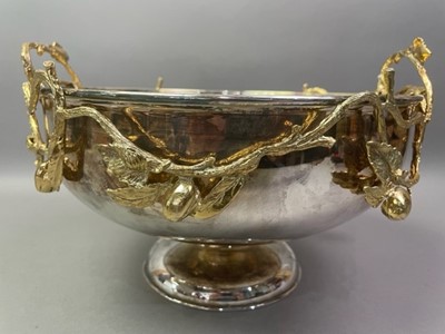 Lot 298 - LAMBIDIS SILVER PLATED PUNCH BOWL