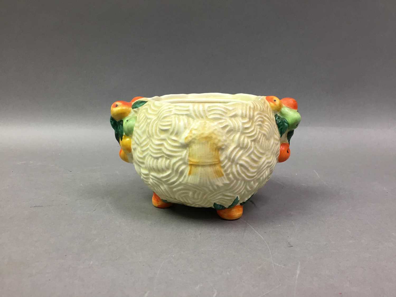 Lot 309 - CLARICE CLIFF CELTIC HARVEST SUGAR BOWL