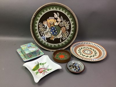 Lot 309 - CLARICE CLIFF CELTIC HARVEST SUGAR BOWL