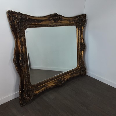 Lot 778 - LARGE REPRODUCTION GILT WALL MIRROR