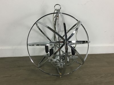 Lot 356 - CHROMED CEILING LIGHT FITTING