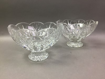 Lot 314 - PAIR OF MARQUIS WATERFORD CRYSTAL BOWLS