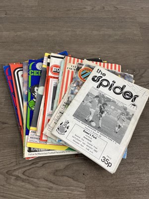 Lot 317 - COLLECTION OF FOOTBALL PROGRAMMES