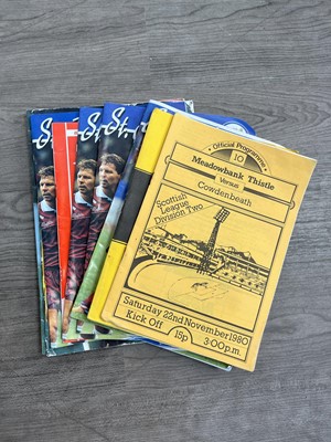 Lot 317 - COLLECTION OF FOOTBALL PROGRAMMES