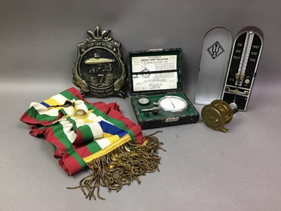 Lot 321 - BRASS MINERS LAMP